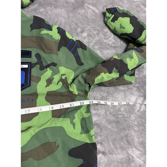 Nike Duke Blue Devils Green Black Camo Hooded Jacket DQ2221-328 Men's Large - Picture 7 of 8